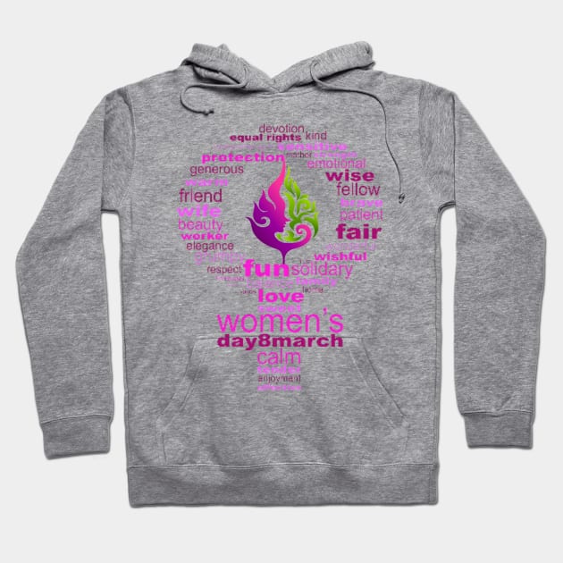 March 8th - IWD - Woman Empowerment Hoodie by FabRonics